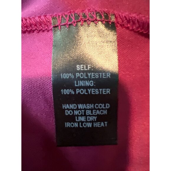 Lulu's Beauty and Grace Magenta Maxi Dress With Keyhole Neckline Medium - Picture 10 of 11